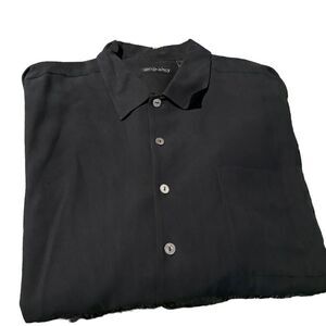 Anthology size XL 100 percent silk short sleeved shirt excellent condition